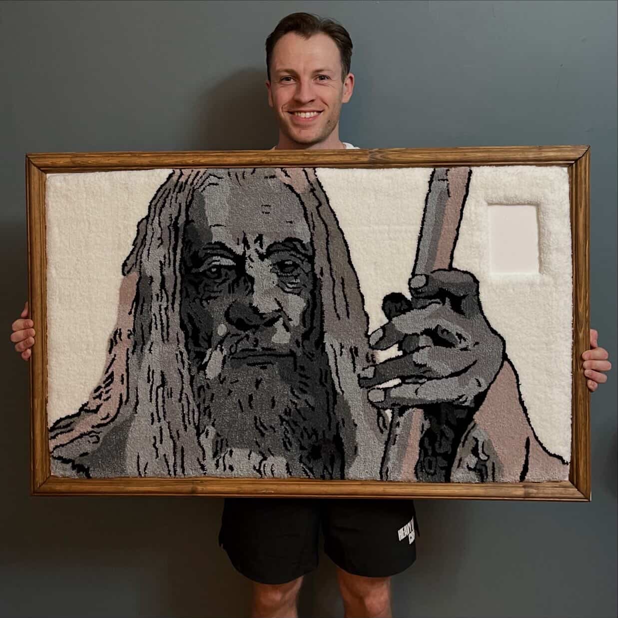 Framed Gandalf Rug