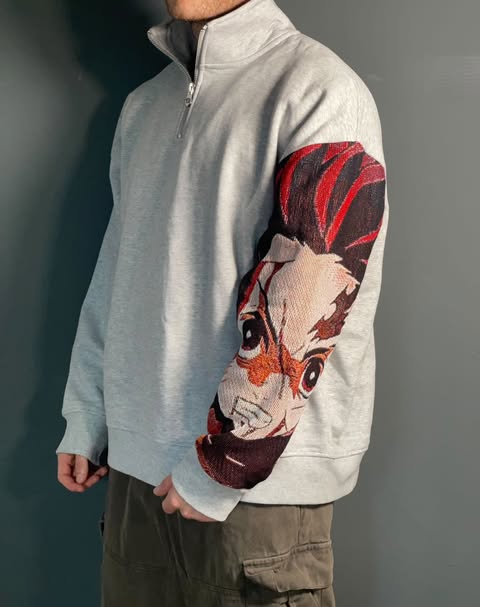 1/4 Zip Tanjiro