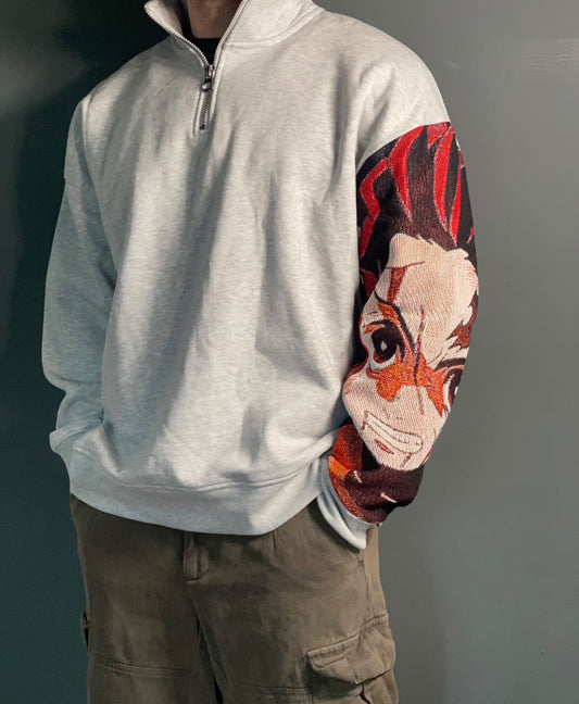 1/4 Zip Tanjiro